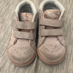 Vans Pink Toddler Oldskool Hightops Size 6.5